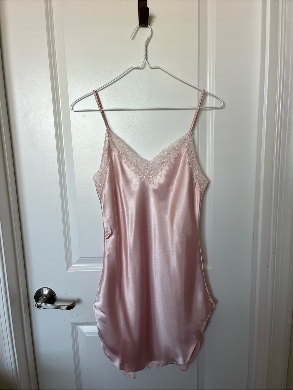 Victoria's Secret Satin Slip Chemise - Light Pink